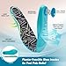 Women's Orthopedic Arch Support Waliking Shoes: Comfort Plantar Fasciitis Heel Spur Supportive Tennis Shoes, Relaxed Fit Achilles Tendonitis Hiking Fashion Trail Sneakers Sky Blue Size 7.5
