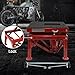 Elementool Hydraulic Motorcycle Lift Jack Table, 300 LBS Heavy Duty Motorcycle Scissor Jack Lift, Lifting Range 13.78-34.25 Inches, Red