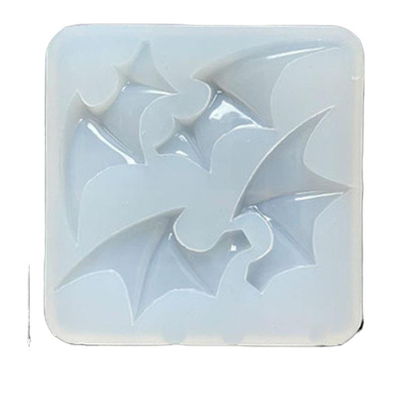 Stampi in Silicone per Ali d'Angelo Accessori for Gioielli con Stampo in Silicone a Forma di Ali del Diavolo Fai-da-Te(7.9 * 7.9cm)