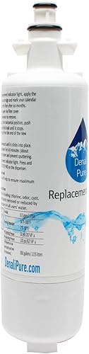 Miniatura 2 de Paquete de 6 filtros de agua de repuesto para refrigerador Home Depot HDX 107018, compatible con el cartucho de filtro de agua para refrigerador