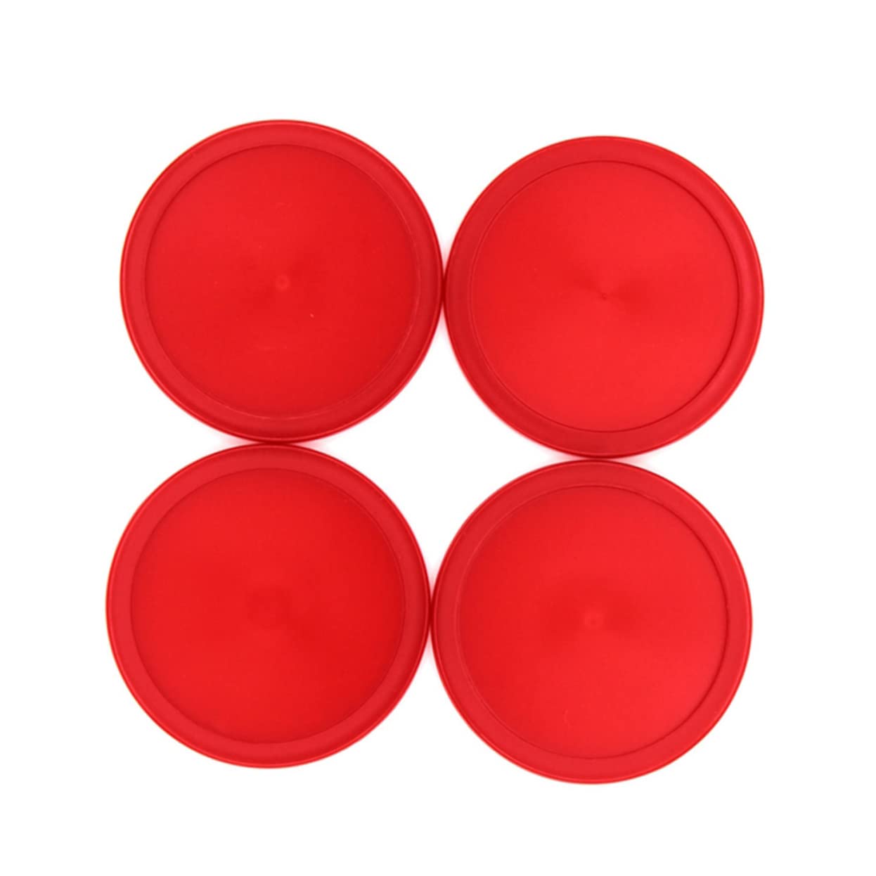 Toyvian 3 Set Accessori Per Hockey Partita Di Hockey Su Aria Tavolo Da Air Hockey L'hockey Gestisce Le Racchette Forniture Per Hockey Da Tavolo Rosso 8 Pezzi*3