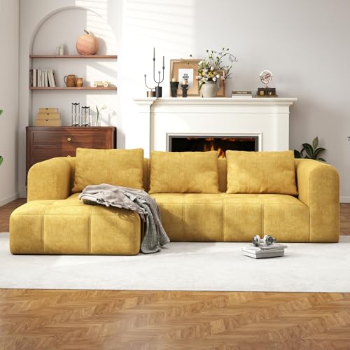 105" Modular Sectional Sofa, Boneless couch for Living Room, Cloud