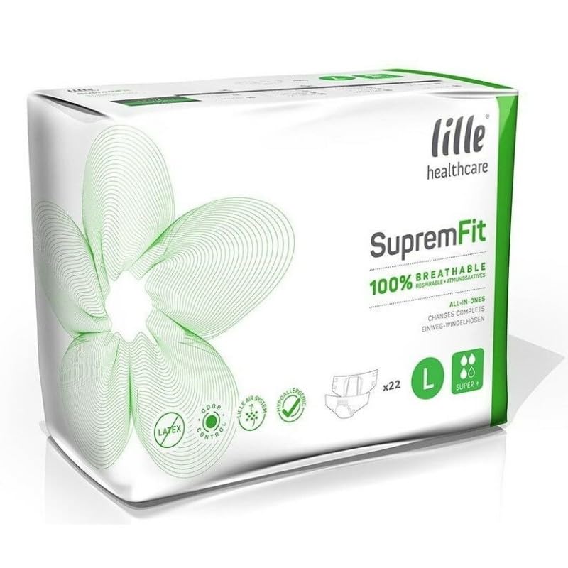Lille Suprem Fit Super plus Large - 8 paquets de 22 protections