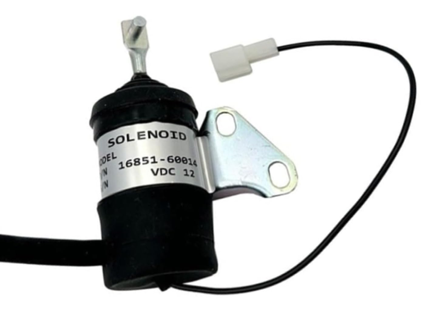 Válvula solenoide de corte de combustible de 12 V for pieza de repuesto de gestión de combustible de motor de tractor y cortacésped Kubota