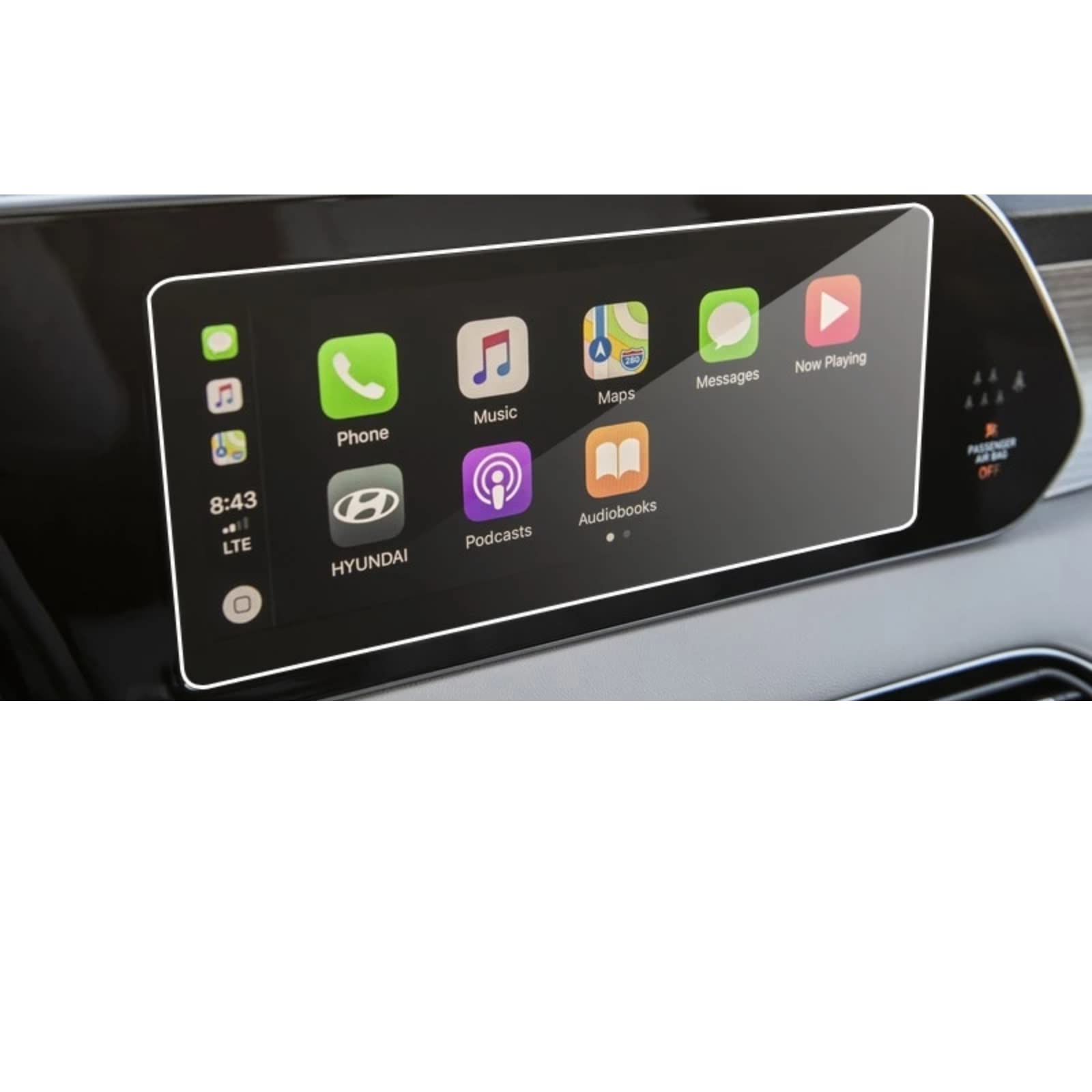 Nawigacja samochodowa Szkło hartowane Ekran LCD Folia ochronna Naklejka Osłona Dla Hyundai Palisade Kona Sonata DN8 2020