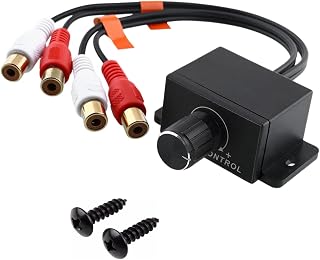 Xtenzi Amplifier Universal Bass Volume Knob Line Level Control Remote XTBR9-LC1