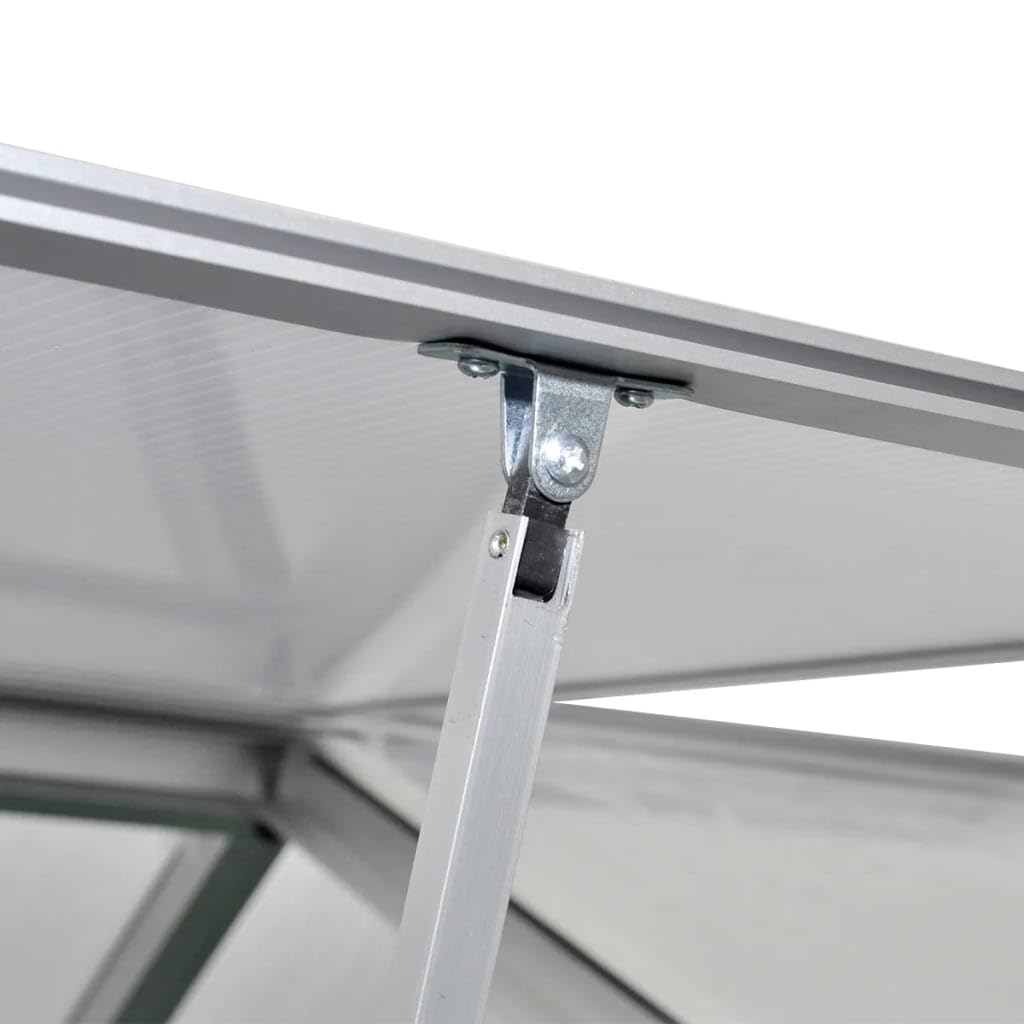 vidaXL Szklarnia, wzmocnione aluminium, 10,53 m²