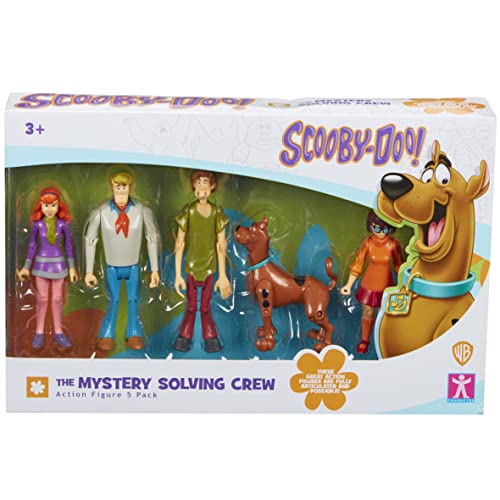 Scooby Doo Lot de Figurines d'action Figurines d'action, Shaggy, Scooby, Mystery Solving Crew Cover