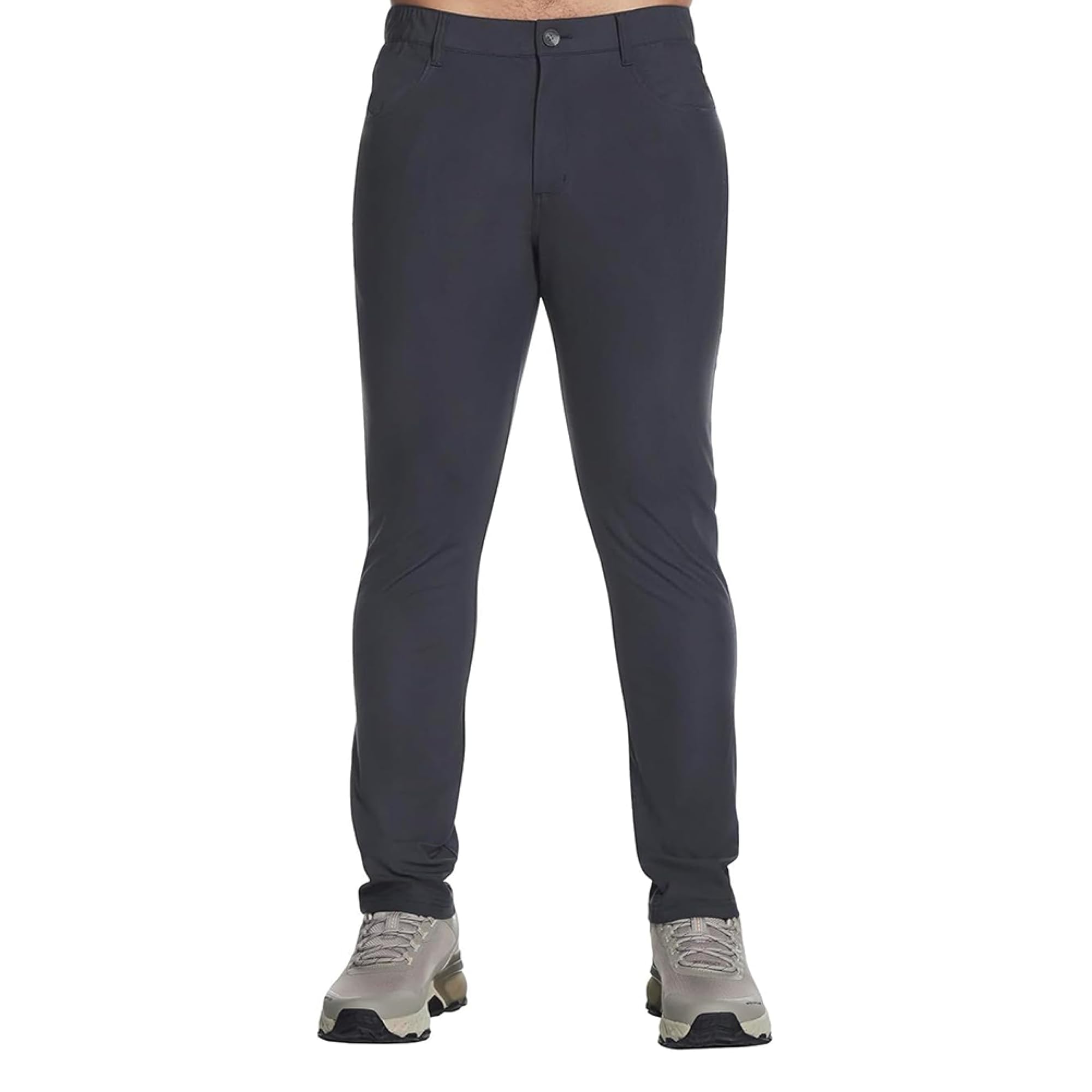 Skechers Go Walk 5 Men's Black Skechers Go Walk Premium 5 Pocket Polyester Chino Pants - Size: 35/34