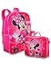 Minnie Mouse Girl's 16" Backpack W/Detachable Lunch Box