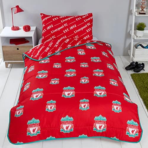 Coco Moon Official Liverpool FC Single Soft Reversible Coverless Duvet