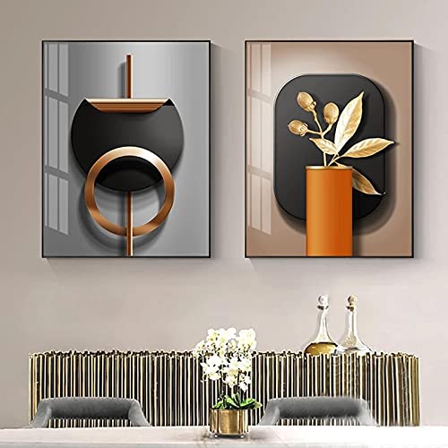 Impression nordique salon affiche moderne et grand art mural style industriel