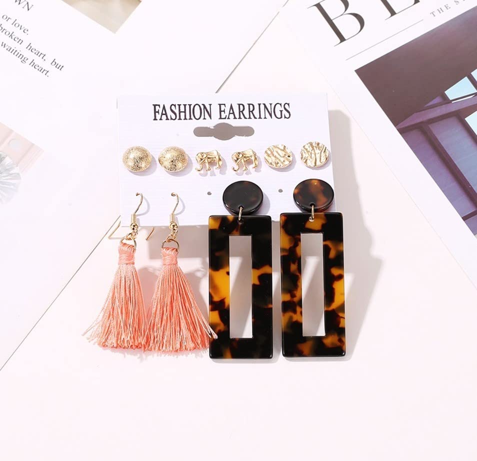Image of ANNACREATIONS Stylish combo of pearl stud hoop earrings set for Women Girls