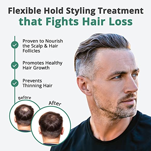 HAIRMETTO - Ecklonia Cava Hair Serum for Hair Growth, Flexible-Hold Hair Gel for Women & Men, Hair Volumizer for Fine Hair & Other Types, Styling Hair Loss Products w/MSM & Biotin, 118 mL - Image 3