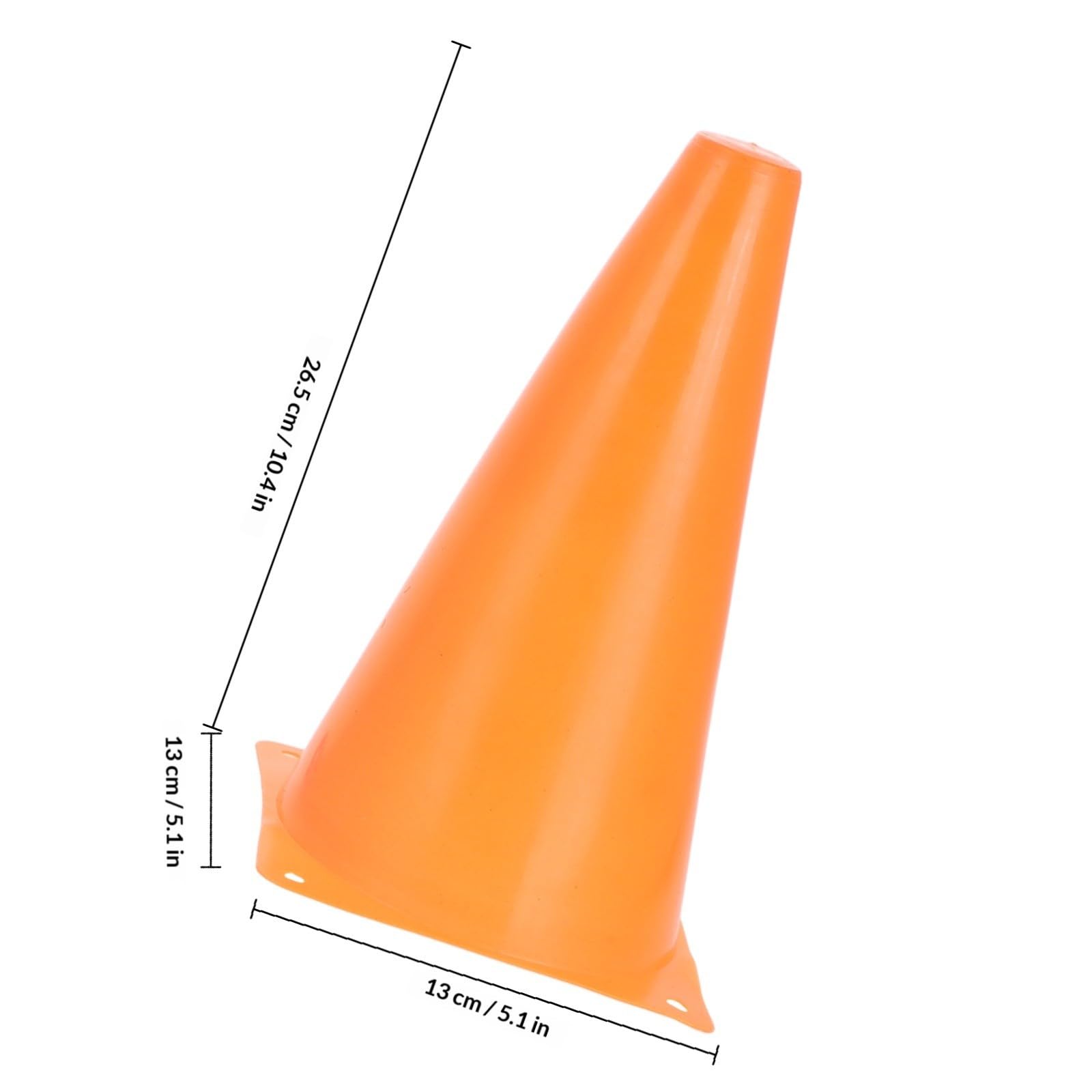 Healvian 20 Pièces Petits Cônes de Signalisation en Plastique Légers et Multifonctionnels pour Entraînement Sportif Basketball et Football, Plots de Balisage pour Exercices