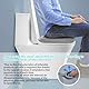 Aufblasbares Toilettensitzkissen, erhöhtes Donut-Kissen, höhenverstellbarer Toilettensitz, Toilettenstützkissen für Erwachsene, Senioren, ältere Menschen, Behinderte, Steißbein Schmerzlinderung