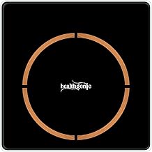 Healthgenie Weight Machine for Body Weight With 3 Yrs Warranty & Thick Tempered Glass LED Display Digital Weighing Machine (Copper Ring) HD-321