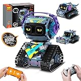QHECTTY STEM Robot Building Kit for Kids 6-14,3in1 Remote & APP Controlled STEM Rock Robot/Truck/Road Roller Building Toys for Kid,433 Pcs Building Blocks Set Birthday Xmas Gift Ideas for Boys Girls