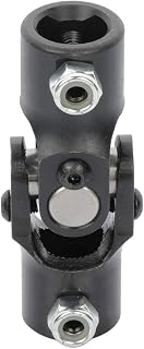 SCITOO Steering Shaft U Joint 3/4" 36 Spline to 3/4" DD Single Black