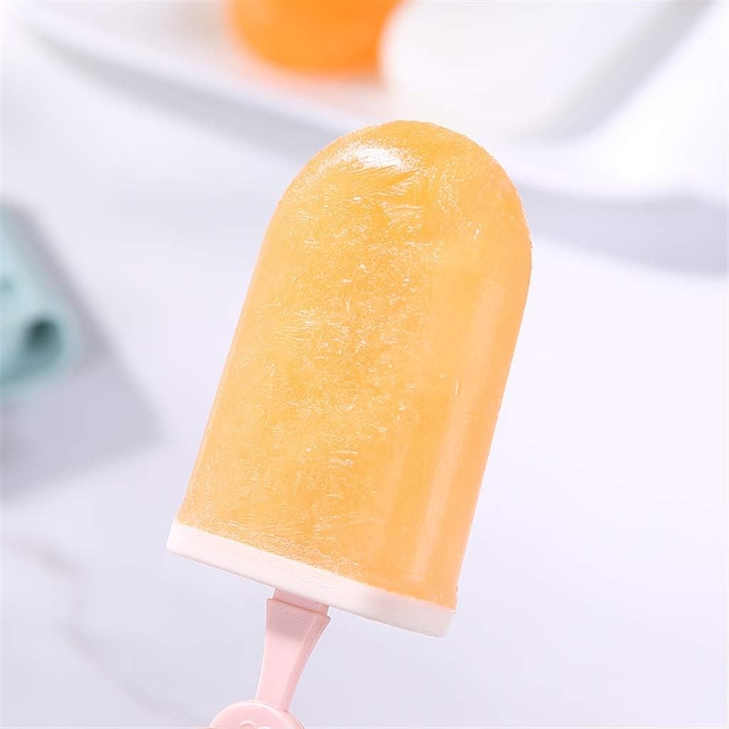 アイス型 製氷皿 便利な冷たい飲み物の金型用の蓋付きDIYフルーツアイスクリームアイスキャンデーモールド 自家製製氷皿 (色 : 緑