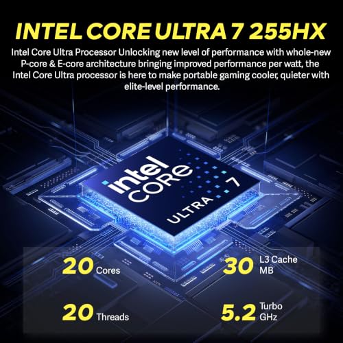 Image of msi Vector 16 HX AI 16 inch QHD+ 240Hz Gaming Laptop, Intel Core Ultra 7 255HX, GeForce RTX 5070 Ti, 32GB DDR5, 2TB Storage(1TB SSD+1TB Docking Station), 24-Zone RGB Keyboard, Wi-Fi 7, Win 11, Gray