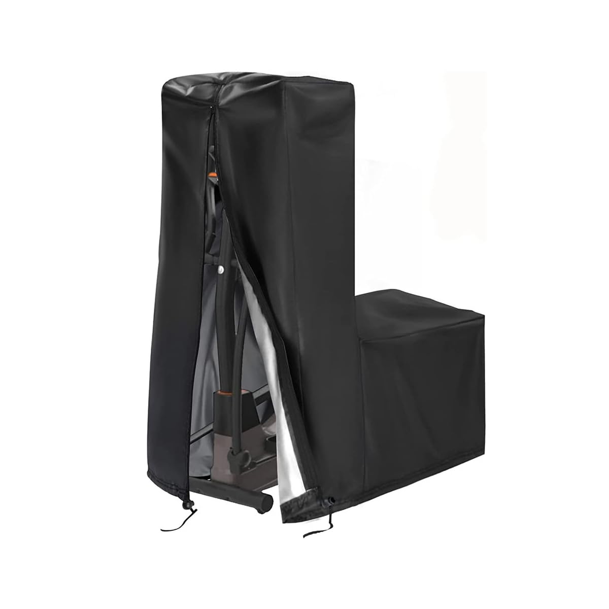 Housse de Protection pour Machine d'exercice elliptique et Equipement de Fitness, Housse Anti-poussière et Étanche (181 x 74 x 165 cm, Noir)