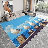 [Antidérapant TPR - Sécurité Renforcée] : Doté d'un dos TPR antidérapant haute adhérence, le tapis reste fermement en place sur les sols en bois, carrelage ou stratifié. Il empêche le glissement et garantit une utilisation sécurisée, même dans les salons, couloirs ou chambres d'enfants