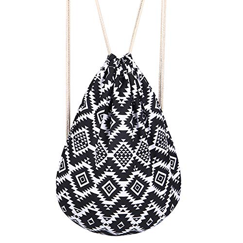 Preisvergleich Produktbild Runningtiger Drucken Beutel VolksbräUche Serie Freizeit Kordelzug Leinentasche,2