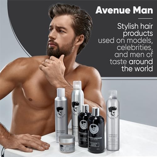 Avenue Man Super Hold Hairspray Fixador para Hombre 10 oz miniatura 2