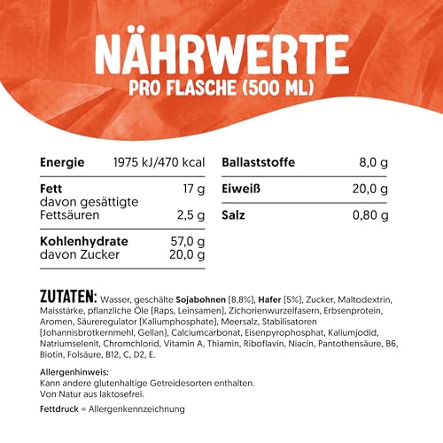 Alpro Meal To Go Vanillegeschmack – Proteinreiche Trinkmahlzeit – 6 x 500 ml