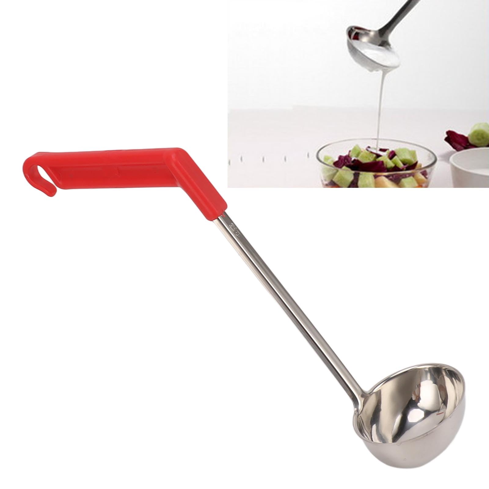 Louche à Soupe En Inox 304 Plaqué Or - Cuillère De Service Grande Capacité, Design Ergonomique, Lave-vaisselle Safe