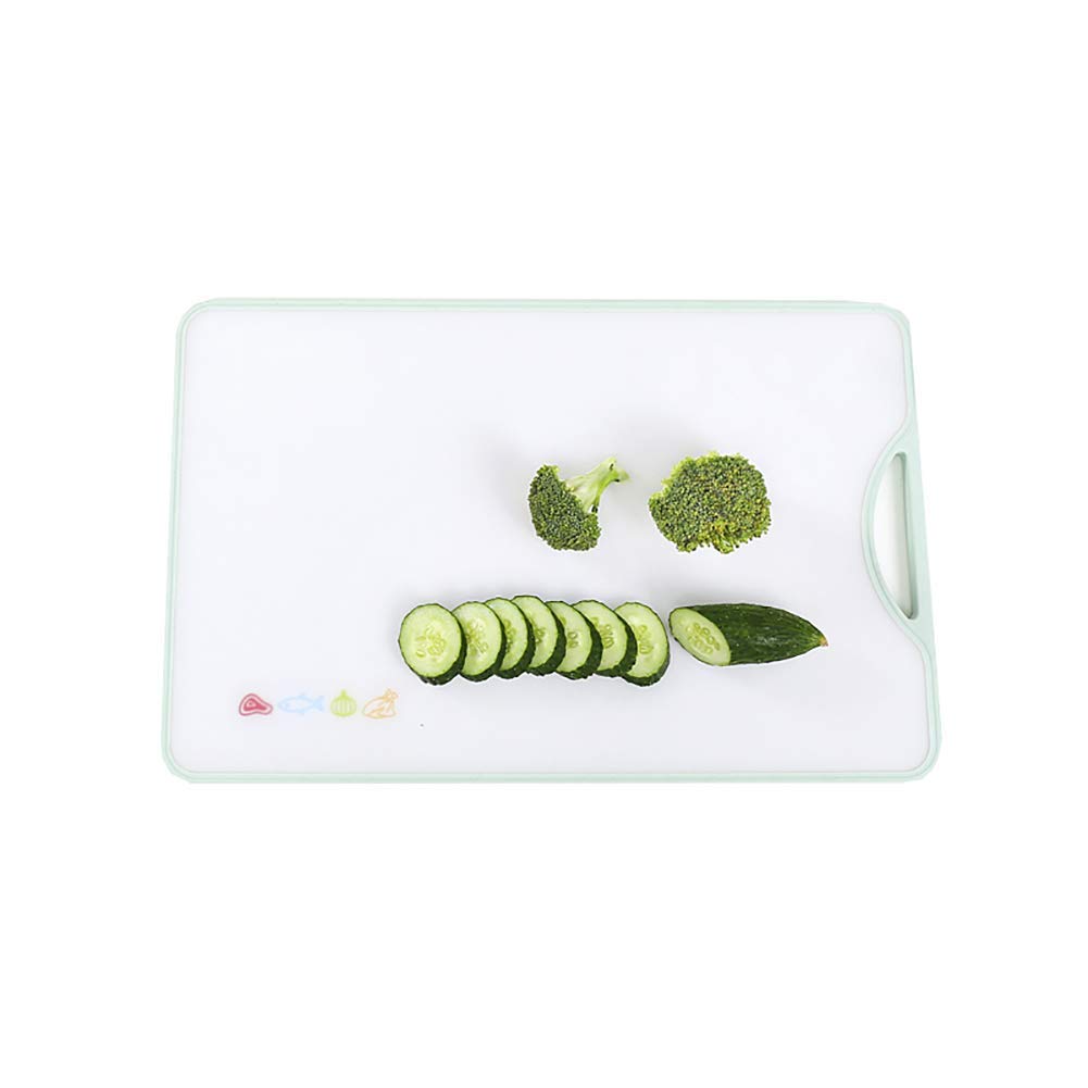 Planche de découpe grand format plastique double-côté pour couper sans salir