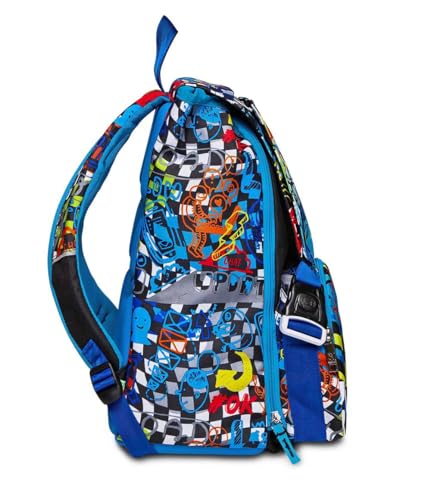 Sj Gang Style Jam Gang Flip System Zaino Estensibile, Unisex - Bambini E Ragazzi, Multicolore, Taglia Unica - 3