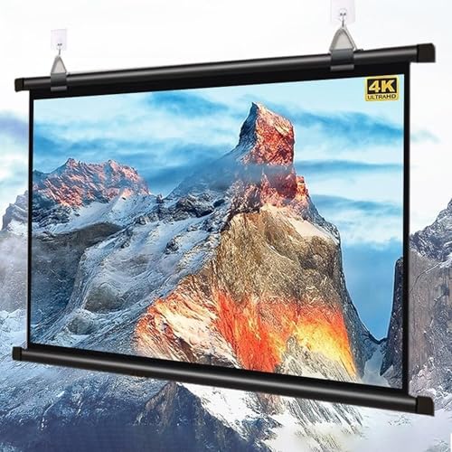 Pantalla para proyector manual 50 púlg HD 16:9 miniatura 6