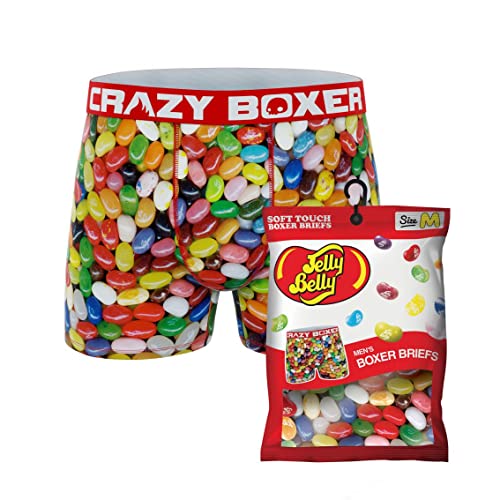 CRAZYBOXER Men's Underwear Jelly Belly Beans Stretch Breathable Boxer Brief Anti-irritation2