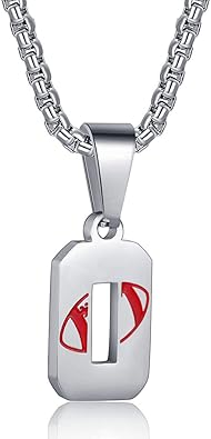 Football Rugby Jersey Number 0 Pendant 