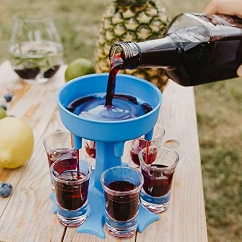 6 Shot Glass Dispenser and Holder Cover