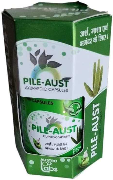 PILE AUST AYURVEDIC CAPSULES (PACK OF 60 CAPS)