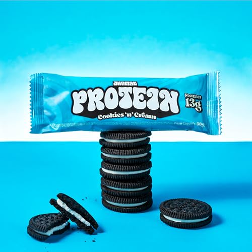 JHAMAL - Kit com 10 Barrinhas de Proteína Vegan - Cremosa, Saudável, Rica em Proteínas - Vegana, Sem