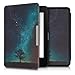 Produktbild kwmobile Klapphülle kompatibel mit Amazon Kindle Paperwhite (10. Gen - 2018) - Hülle eReader - Galaxie Baum Wiese Blau Grau Schwarz