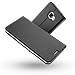 Produktbild Radoo Galaxy A3 2017 Hülle, Premium PU Leder Handyhülle Brieftasche-stil Magnetisch Folio Flip Klapphülle Etui Brieftasche Hülle Schutzhülle Tasche Case Cover für Samsung Galaxy A3 2017 (Schwarz grau)