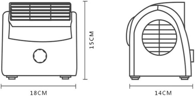 Fashion mini air Cooler Power Saving Small Conditioner Electric Fan Office Home Bedroom Portable image 2