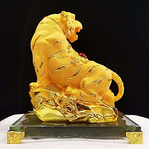 Feng Shui Statue Chinese Zodiac Tiger Ornaments， Statue Collectible，Decor Home Office Decoration Tabletop Decor Ornaments Good Lucky Gifts #TOP5