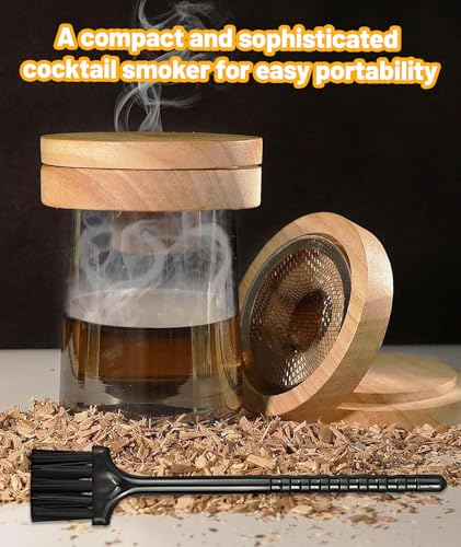 Image of Smoke Infuser for Whiskey, Cocktail Smoker Kit for Home Bartenders and Party Hosts, Whiskey Smoker Kit for Cocktail Infusing