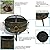 Sunnydaze 24-Inch Cauldron Style Outdoor Fire Pit Bowl - Outdoor Wood Burning Fire Pit with Spark Screen, Log Poker, and Wood Grate