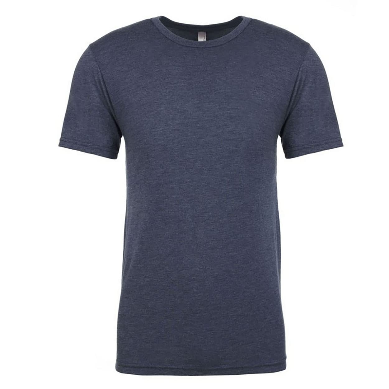 Next Level Men's Indigo Tri-Blend Crew Neck T-Shirt (M) (Indigo)