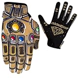 Saints of Speed Dirt Bike Gloves Gauntlets Motocross, Mountain Bike, Motorcycle, BMX, Jetski, Sim, Karting, Airsoft, Paintball, Driving, & Racing Bike Gloves + Phone & Touch Screen Capable (Medium)