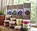 Scented Wax Melts Variety Pack - Hand Poured Natural Soy Candle Wax Melts for Warmers, 6 Resealable Cups (2.2 Ounces Each, 13.2 Ounces Total), Up to 40 Hours of Scent Throw Per Quarter Cup (Relaxing)