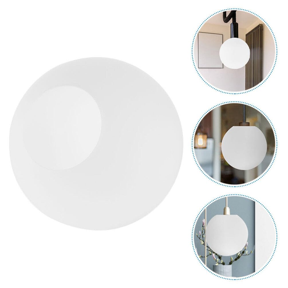 jojofuny Mattglas Pendelleuchte Sphärischer Lampenschirm Geeignet Für Esszimmer Und Wohnzimmer Sorgt Für Diffuse Beleuchtung Und Einladende Atmosphäre