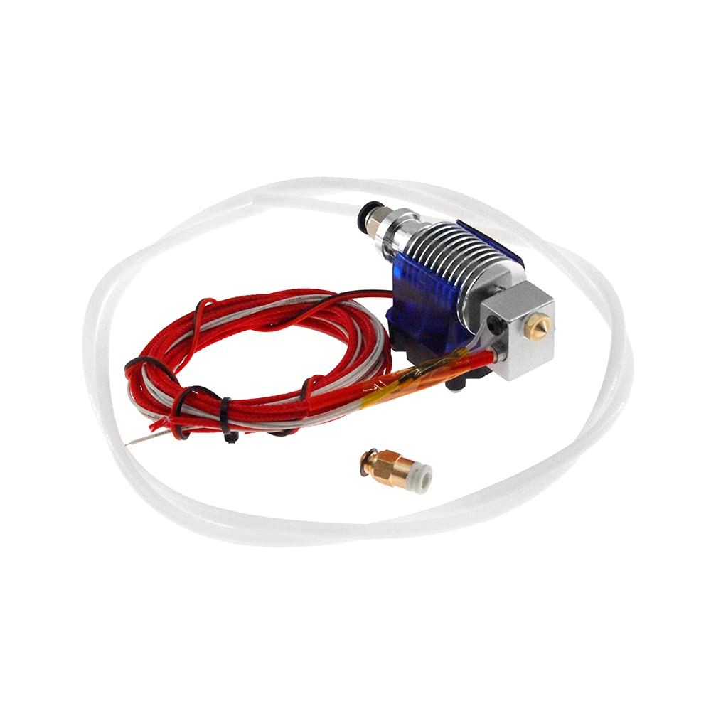 Fwrccmj 24V 3D Printer V6 J-Head 12V Bowden Extruder With Heater/Fit For E3.d Nozzle 3010 Fan Heat Sink(24V)